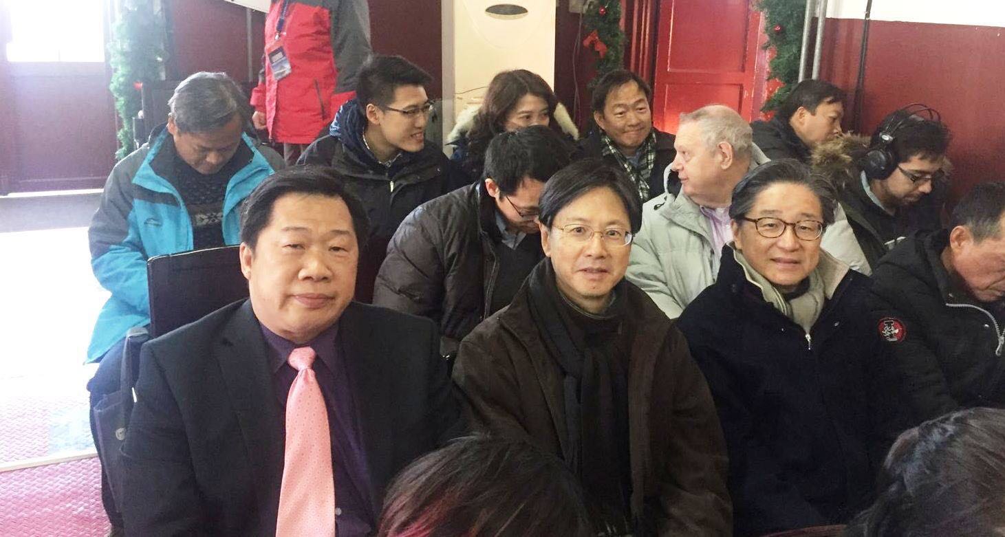 總監 丘放河 牧師聯同香港區董事及紐約同工在北京基督教缸瓦市堂聚會